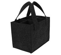 BAZEITFLOW Bolsa de Fieltro para Vino Reutilizable para Botellas Bolso Regalo para Botellas de Cerveza y Vino Portátil para Viaje Picnic y Camping Diseño Resistente y Práctico