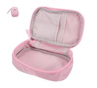 BAZEITFLOW Bolsa Medicina Portátil Pequeña y Ligera Estuche para Compartimentos Organizadores para Viaje Camping y Emergencias Bolsa Médica Multifunción Rosa