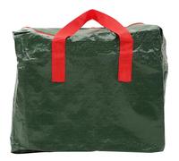 BAZEITFLOW Bolsa para Árbol de Navidad Pequeña 46x25x38 Cm, Almacenamiento Resistente y Resistente al Agua Cremallera, Bolsa Verde para Guardar Decoración y Árboles Artificiales en Fiestas