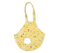 BAZEITFLOW Bolsa Transportadora para Aves y Gallinas de Lona Transpirable Tamaño Mediano Color Amarillo con Diseño Divertido Adecuada para Viajes y Transporte Cómodo de Mascotas Pequeñas