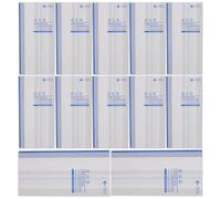 BAZEITFLOW Bolsas de Emesis Desechables de Papel 100 Unidades para Vómitos en Viaje Coche Avión y Mareo por Movimiento Bolsa para Vomitar Portátil y Ecológica Uso Sanitario y Emergencia