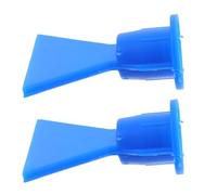 BAZEITFLOW Boquillas de Sellador para Dispensador 14.5 Mm Roscadas, Punta Plana Diseño Ondulado para Aplicación Precisa en Puertas y Vidrios, Set de 2 Piezas de Plástico Resistente