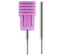 BAZEITFLOW Brocas para Uñas de Tungsteno 2 Unidades para Taladro Manual Herramienta de Perforación Precisa y Silenciosa para Manicura y Pedicura Profesional y Uso Doméstico