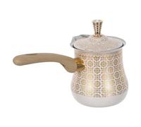 BAZEITFLOW Cafetera Turca de Acero Inoxidable 720 Ml para Goteo Manual Calentador de Leche con Boquilla Tetera para Estufa Compatible Cocina de Inducción Adecuado para Café Artesanal y