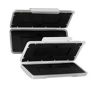 BAZEITFLOW Caja Protectora Rígida para Disco Duro M.2 Ssd, Almacenamiento Portátil para Profesionales, Diseño Resistente a Golpes y Agua, Adecuado para Transporte Seguro, Color Gris y Claro