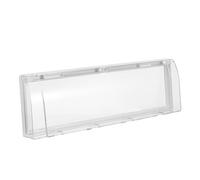 BAZEITFLOW Caja Protectora Ultrafina Transparente para 4 Enchufes Adhesivo Antisalpicaduras Cubierta para Enchufes Eléctricos de Baño y Cocina Protector de Pared Resistente y Fácil