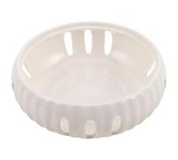 BAZEITFLOW Calentador de Tetera Pequeño de Cerámica Blanca Base Calefactora para Té y Café Soporte para Velas para Mantener Caliente Bebidas y Alimentos Adecuado para Uso Diario y