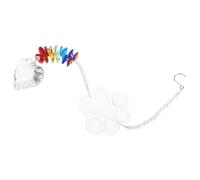 BAZEITFLOW Campanas de Viento de Cristal Colgantes para Jardín Atrapasoles Decorativos de 335 CM Cristales Multicolor Adorno Solar para Ventana y Terraza Decoración Exterior y Hogar