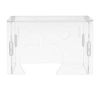 BAZEITFLOW Casita Transparente para Hámster Pequeño Escondite Acrílico Desmontable Hábitat Espacioso para Cobayas y Jerbos Refugio Multifuncional para Animales Pequeños Decoración para