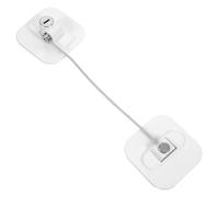 BAZEITFLOW Cerradura de Seguridad para Refrigerador sin Taladro, Diseño Cuadrado Metálico y Plástico, Bloqueo Infantil para Puertas de Nevera, 1 Pieza Multifuncional