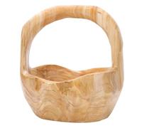 BAZEITFLOW Cesta de Frutas Pequeña de Madera Maciza Escultura de Raíz, Cuenco Creativo para Frutos Secos y Aperitivos, Bandeja Decorativa para Cocina y Comedor, Adecuado Estilo Aleatorio