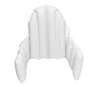 BAZEITFLOW Cojín Inflable para Asiento de Ñiño Portátil, Soporte Lumbar Ligero, de Pvc Resistente, Adecuado para Tronas, Viajes y Uso Familiar, Cojín Cómodo y Compacto, 1 Unidad