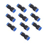 BAZEITFLOW Conectores Rápidos de Aire Comprimido y Acopladores Neumáticos de Plástico Pg, 10 Piezas, Accesorios para Compresores de Aire, Resistentes Corrosión, para Herramientas Neumáticas