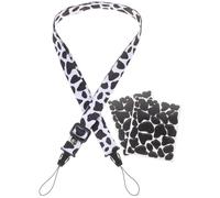 BAZEITFLOW Correa Ajustable para Mini Cámara Instantánea Pegatinas Decorativas de Vaca, Accesorios para Cámara Fotográfica Ligera y Cómoda, Set de 1 Juego para Fotógrafos y Viajes