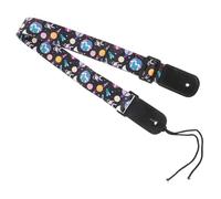 BAZEITFLOW Correa de Hombro Ajustable para Ukelele Infantil Extremos de Cuero Genuino y Poliéster Resistente, Diseño Práctico y Seguro para Guitarras de Niños