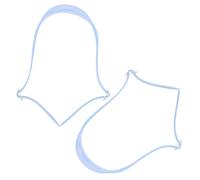 BAZEITFLOW Correa de Silicona Azul y Hebillas Transparentes para Gafas de Natación, 2 Piezas, Repuesto Ajustable para Máscara de Buceo y Snorkel, Uso Cómodo y Seguro para Natación y Buceo