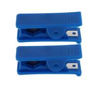 BAZEITFLOW Cortador Manual de Tubos de Aceite para Bicicleta Herramienta de Corte Portátil Hoja Material Plástico Antideslizante Color Azul 2 Juegos para Mantenimiento de Freno