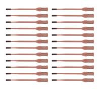 BAZEITFLOW Cortapelos Nasal Doble Cabeza de Acero Inoxidable 24 Piezas, Recortadora Manual para Hombres y Mujeres, Herramienta de Depilación Nasal Portátil Adecuado para Limpieza y Cuidado