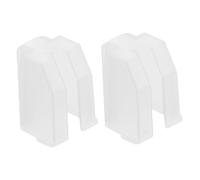 BAZEITFLOW Cubierta Protectora de Aguja para Tocadiscos 2 Piezas, Tapa de Plástico Semitransparente para Aguja de Disco, Repuesto para Cartuchos de Vinilo, Protección Duradera y Ajuste