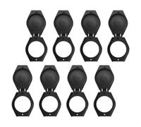 BAZEITFLOW Cubiertas para Cámaras Web y Seguridad, 8 Piezas de ABS Resistente Que Protegen Lente de Cámara USB para Laptop y Computadora de Escritorio Negras