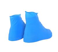BAZEITFLOW Cubrezapatos Desechables de Látex Unisex Impermeables Antideslizantes Elásticos S Azul para Lluvia y Nieve Protección Ligera para Actividades al Aire