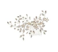BAZEITFLOW de Fiesta con Perlas y Cristales Tocado Artesanal para Boda Accesorio Elegante para Mujer con Diseño Floral Brillante para Novias y Ocasiones Especiales