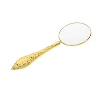 BAZEITFLOW de Mano Vintage con Mango de Metal Grabado Lente Óptica de Alta Claridad para Lectura y Inspección Herramienta Multifuncional para Detalle y Hobbies