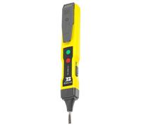 BAZEITFLOW Detector de Voltaje Eléctrico Sin Multifuncción Comprobador de Tensión con Alarma para Líneas Ac Dc Probador de y Rupturas Tester Profesional Electricistas y Hogar