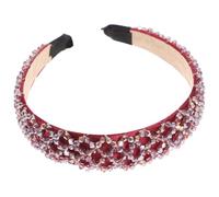 BAZEITFLOW Diadema de Cristal de Imitación para Mujer Cuentas de Arroz, Fina Elaboración, Diseño Chic y Elegante para Fiestas y Compromisos