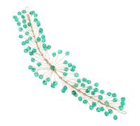 BAZEITFLOW Diadema De Cristal Para Novia Accesorios Cabello Gemas De Imitación Diseño De Cadena Suave Aspecto Elegante y Natural Enredadera Cabello Hecha Mano Para Bodas