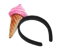 BAZEITFLOW Diadema Para Mujer Diadema De Helado Banda Cabello Cómoda y Flexible Para Cabello y Rizado Adecuado Para Lavado De Cara y Cuidado Facial Accesorio Versátil Para Uso Diario y Fiesta