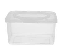 BAZEITFLOW Dispensador de Toallitas para Recargable con Tapa Sellada Caja Anti-polvo de Compacto Diseño Moderno y Fácil Extracción para Uso Baño y Habitación Infantil