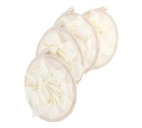 BAZEITFLOW Esponjas de Ducha 4 Piezas Bola de Suave Exfoliante Corporal Accesorios de Baño Generador de Burbujas para Ducha y Baño