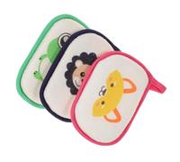 BAZEITFLOW Esponjas De Ducha De Dibujos Animados Para Ñiño 3 Unidades Tamaño Infantil Exfoliantes Suaves Para Recién Nacidos y Niños Pequeños Uso Diario Gancho Para Baño