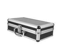 BAZEITFLOW Estuche Portátil para Micrófono Asa, Caja Rígida De Abs y Aleación De Aluminio, Protección Interna Algodón para Micrófono Inalámbrico, Adecuado para Viajes y Almacenamiento Seguro