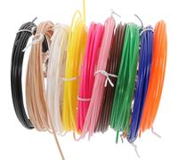 BAZEITFLOW Filamento ABS para Impresora 3D de 175 MM 10 Colores 5 Metros por Rollo Material Resistente a Alta Temperatura Adecuado para Impresión Precisa y Accesorios de Impresión 3D