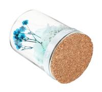 BAZEITFLOW Flor bajo de Azul Adorno Delicado para Hogar y Oficina Regalo para Navidad y San Valentín Presente para Novia y Día Madre