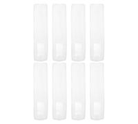 BAZEITFLOW Funda Protectora de Silicona Transparente para Mando a Distancia 8 Unidades Compatible TV y Aire Acondicionado Superficie Antideslizante Flexible y Duradera Protección para