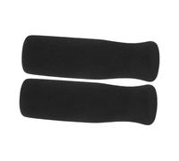 BAZEITFLOW Fundas Acolchadas Antideslizantes Para Mangos De Bastón y, Usuario Adulto, Material Nbr Cómodo, Protección Para Empuñaduras Cochecitos y Muletas, Color Negro, Pack De 2 Unidades