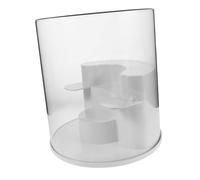 BAZEITFLOW Gabinete Transparente para Exhibición de Figuras Vitrina Acrílica Resistente Rayaduras Organizador Antipolvo para Coleccionables y Miniaturas Montaje Fácil Estante Robusto para