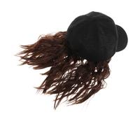 BAZEITFLOW Gorra De Peluca Pelo Sintético Corto y Rizado Estilo Para Hombre y Mujer Para Uso Diario y Eventos Especiales