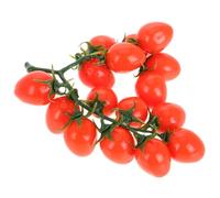 BAZEITFLOW Guirnaldas Artificiales de Tomates Cherry de Aspecto Realista, Tomate Artificial Rojo de Plástico para Decoración del Hogar y Fotografía