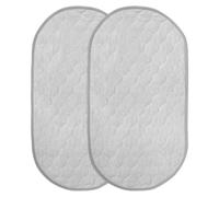 BAZEITFLOW Impermeables para Cambiador Ñiño 2 Unidades Reutilizables Tamaño Mediano Material Gris Almohadillas para Orina Adecuado para Viaje y Uso Diario