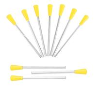 BAZEITFLOW Instrumentos De Percusión Para Niños 10 Piezas Triángulos De Metal Baquetas y Accesorios Para Educación Musical Inicial