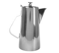 BAZEITFLOW Jarra Inoxidable Gruesa con Tapa Plana para Agua Fría Té y Recipiente Grande para Oficina y Hogar Resistente y Versátil para Bebidas Frías