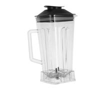BAZEITFLOW Jarra Mezcladora para Máquina Comercial de Vaso de Plástico Transparente de Diseño Estable y Seguro para Preparación de Bebidas Vegetales Variadas Reutilizable
