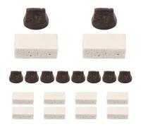 BAZEITFLOW Juego de 10 Puentes para Erhu de Madera Almohadillas de Espuma para Reducción de Ruido Accesorio para Instrumento Chino Adecuado para Práctica y Protección del Erhu