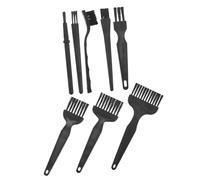 BAZEITFLOW Juego de 8 Cepillos de Limpieza para Afeitadoras Eléctricas Mango Antideslizante Cerdas Resistentes de Polipropileno Accesorios para Recortadoras y Cortapelos Eléctricos