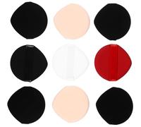 BAZEITFLOW Juego de 9 Esponjas de Maquillaje Forma de Gota y Triángulo Lavables Suaves y Reutilizables Borlas para Polvos Sueltos y Compactos Aptas para Base Líquida y Productos Polvo