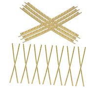 BAZEITFLOW Juego De Trastes De Guitarra De Latón Amarillo 20 Piezas Para Guitarra Folk De 2.0 Mm Alambre De Profesional Para Reemplazo y Suministros Caseros